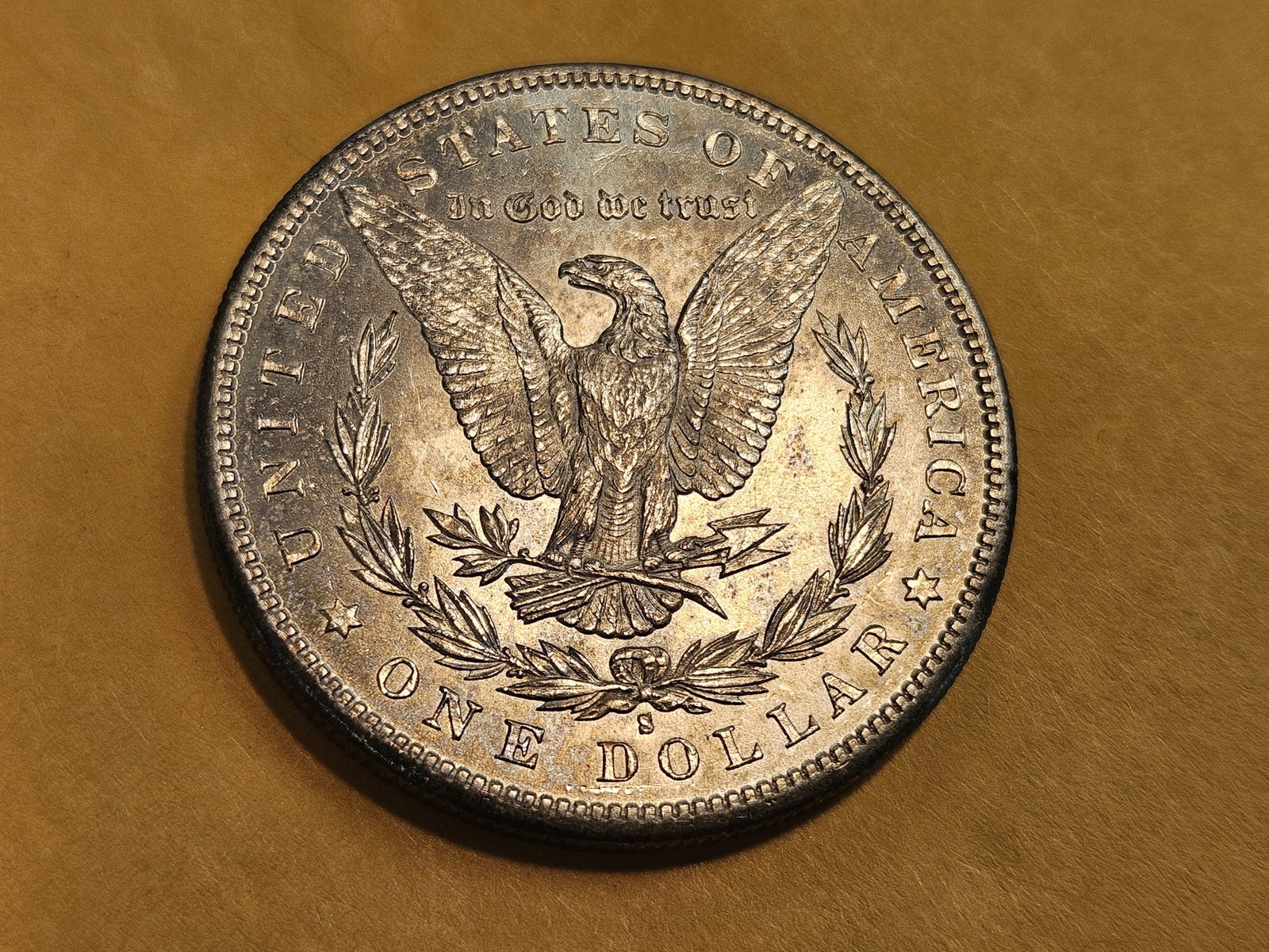Choice Brilliant Uncirculated 1881-S Morgan Dollar - 5