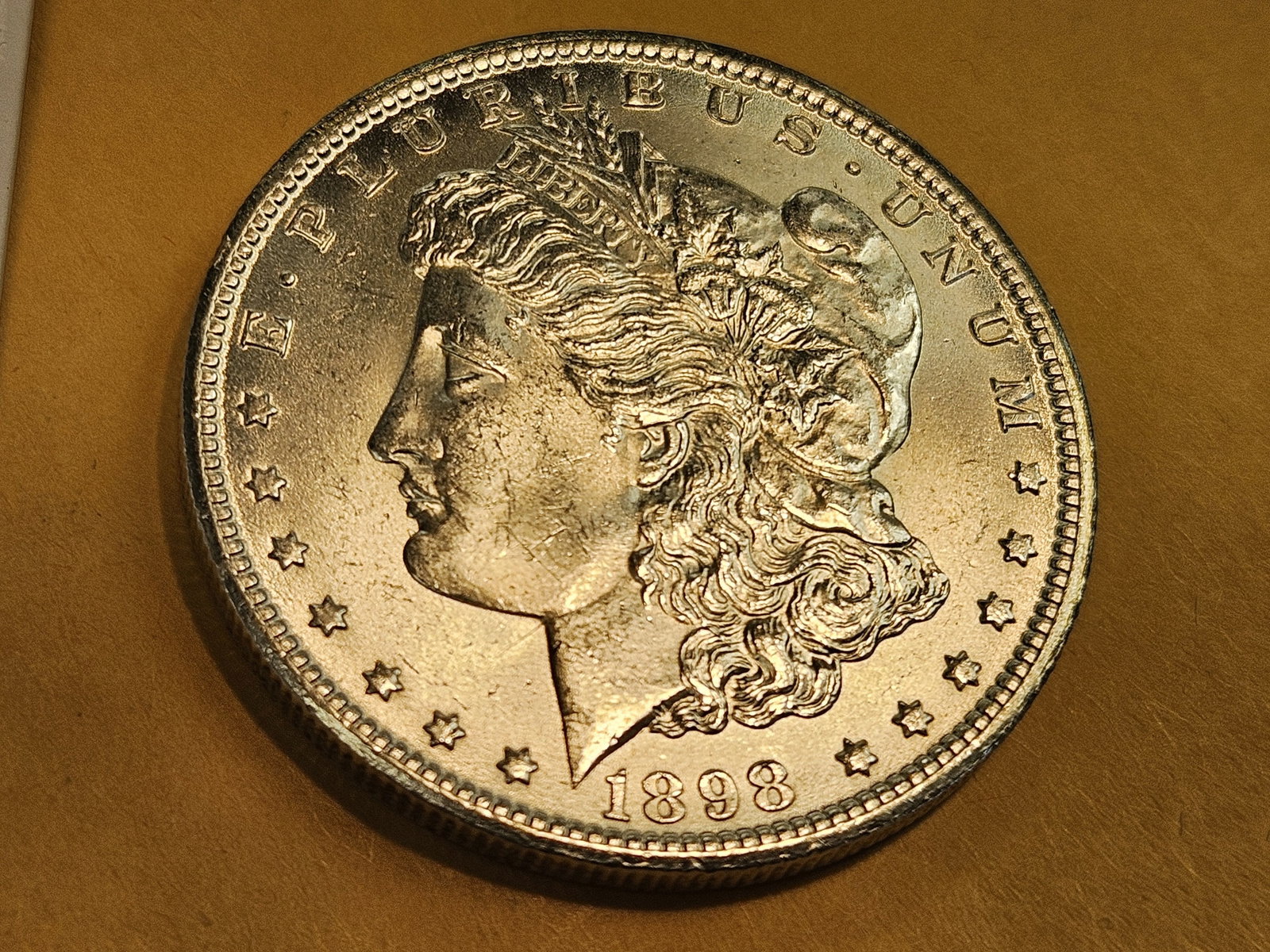 GEM Brilliant Uncirculated 1898-O Morgan Dollar - 3