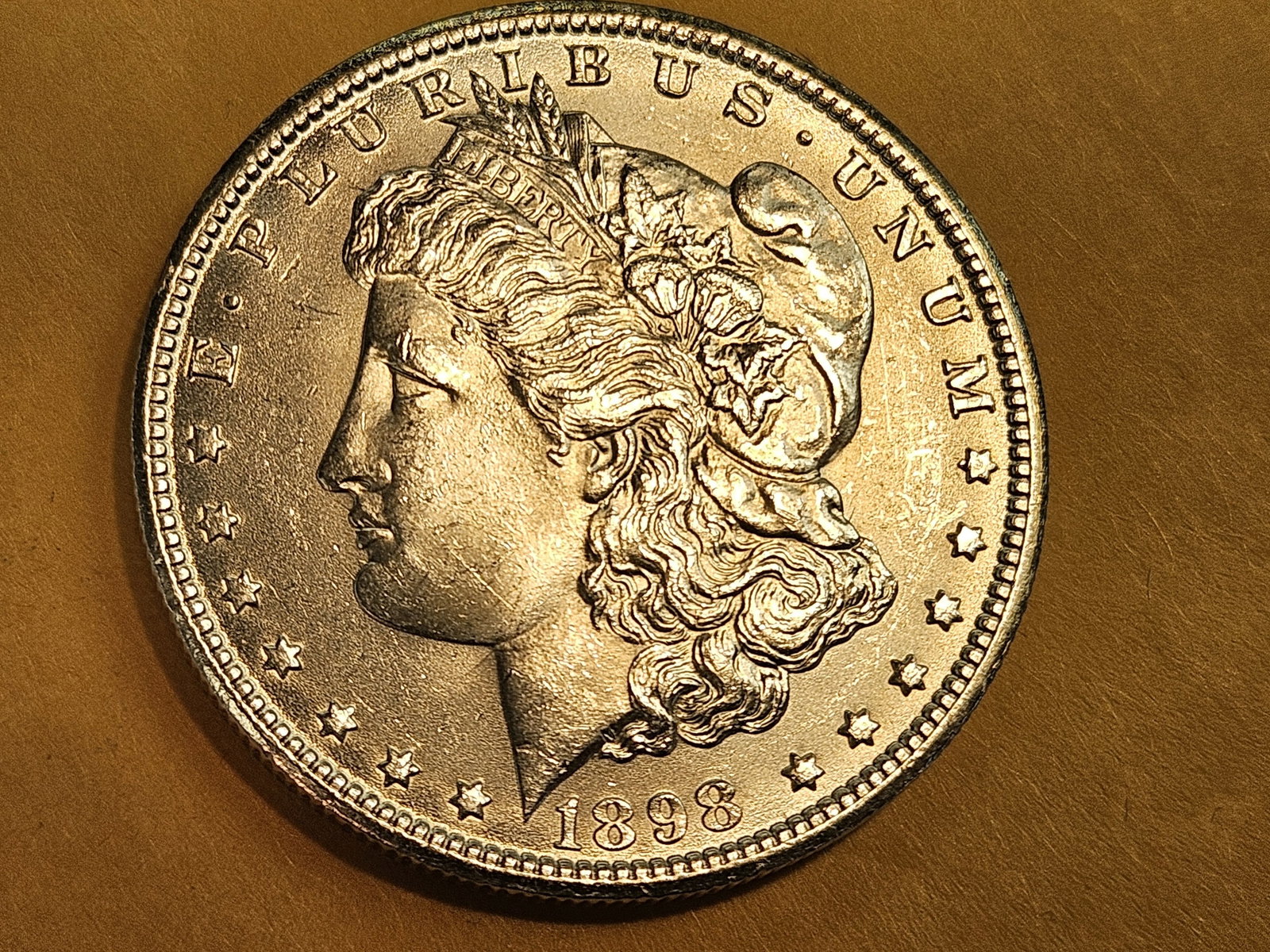 GEM Brilliant Uncirculated 1898-O Morgan Dollar - 5