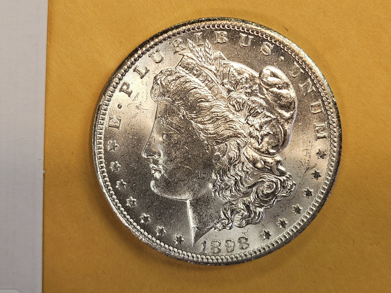 GEM Brilliant Uncirculated 1898-O Morgan Dollar - 7