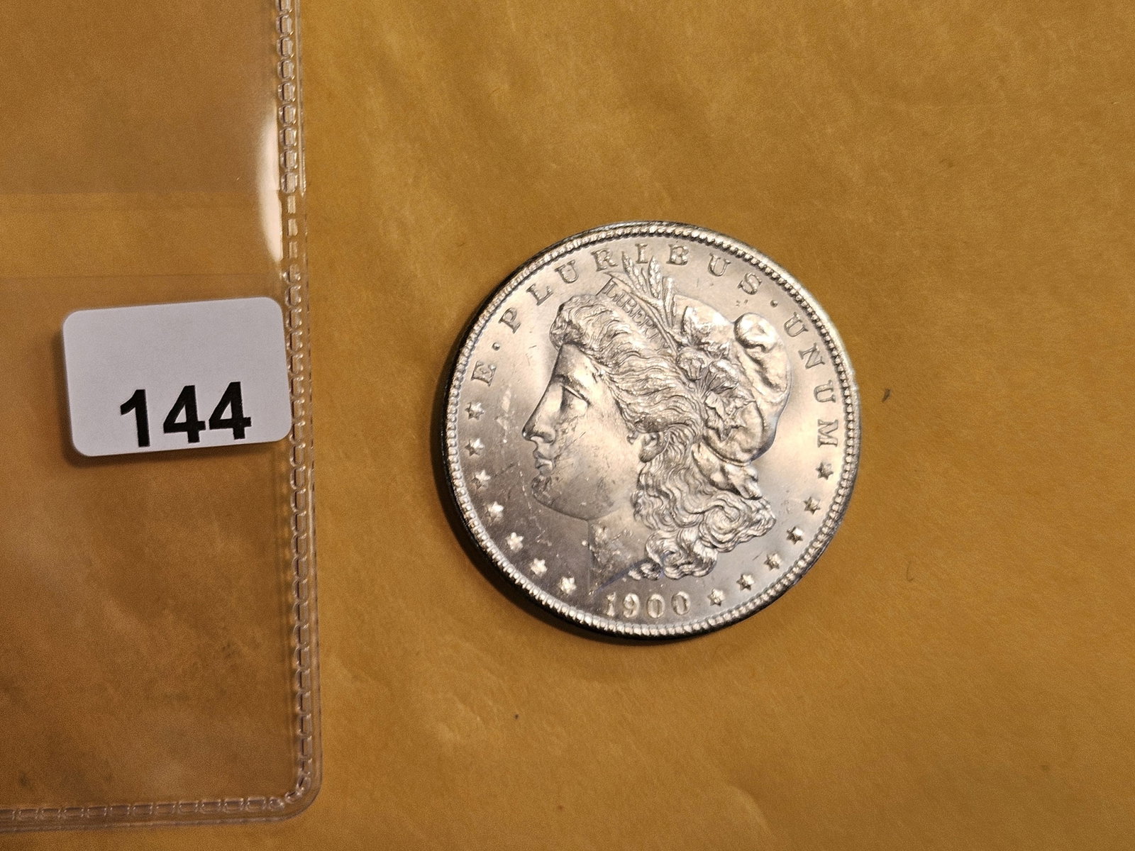 Very Choice Brilliant Uncirculated 1900 Morgan Dollar - 2