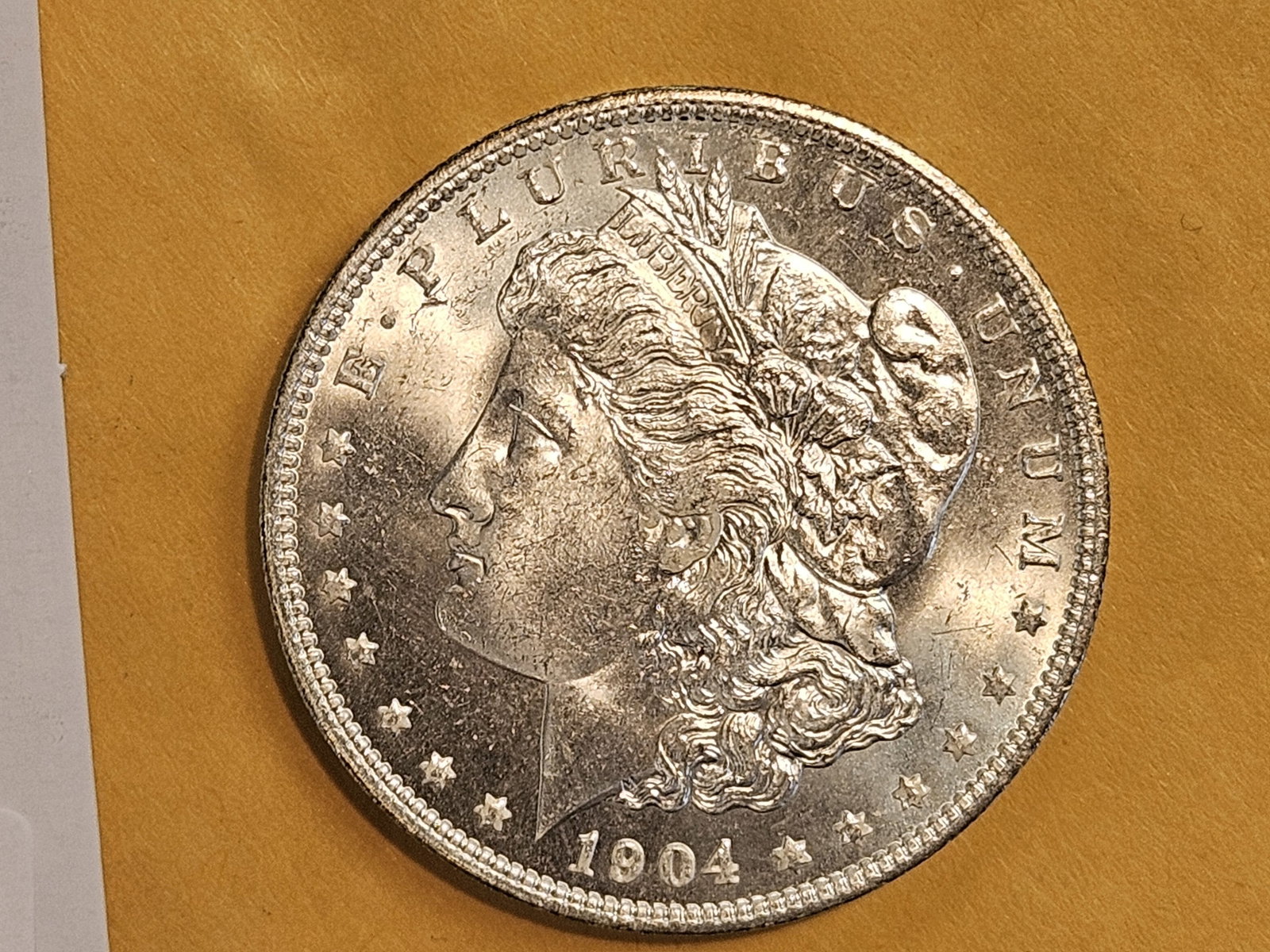 Very Choice to GEM Brilliant Uncirculated 1904-O Morgan Dollar: Great contrast on both sides!