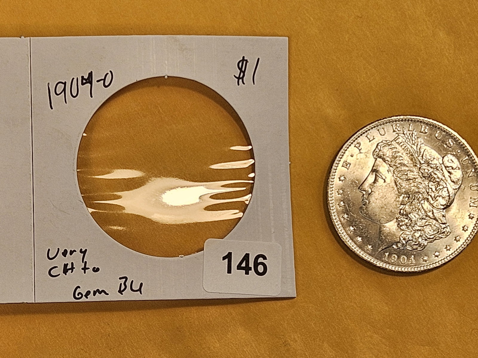 Very Choice to GEM Brilliant Uncirculated 1904-O Morgan Dollar - 2