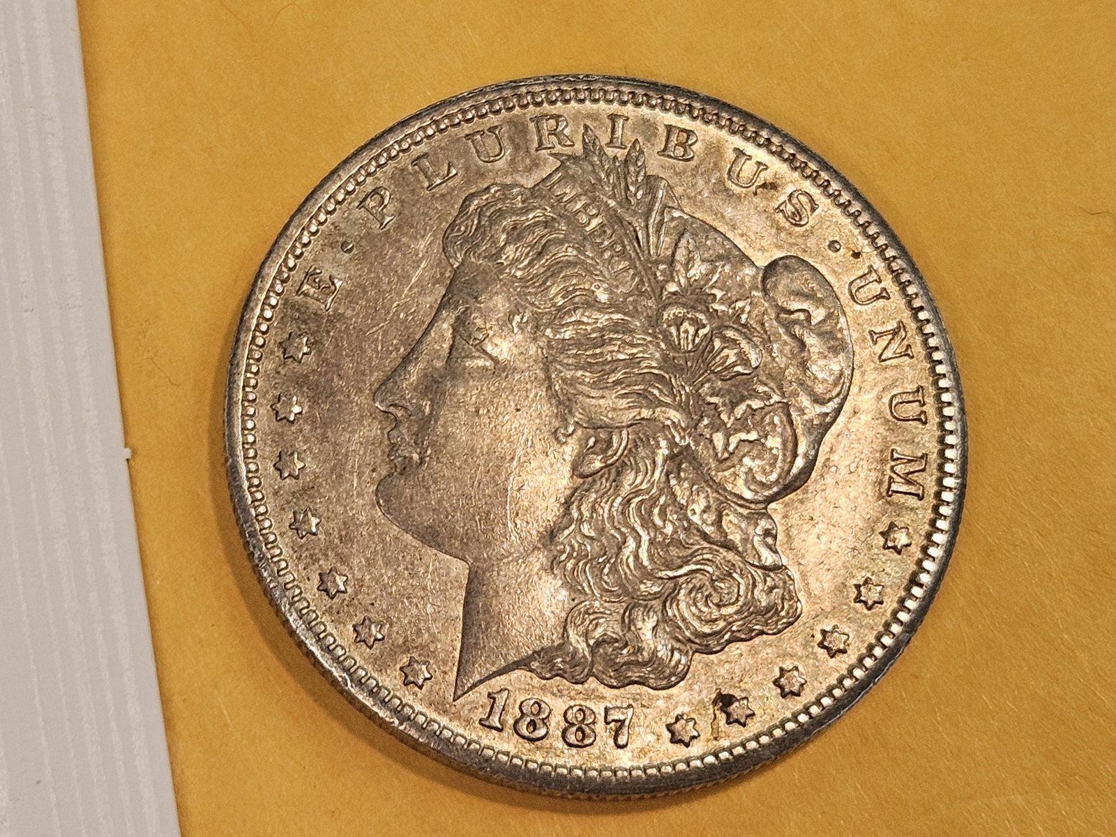 Lil Better Date 1887-S Morgan silver Dollar - 4