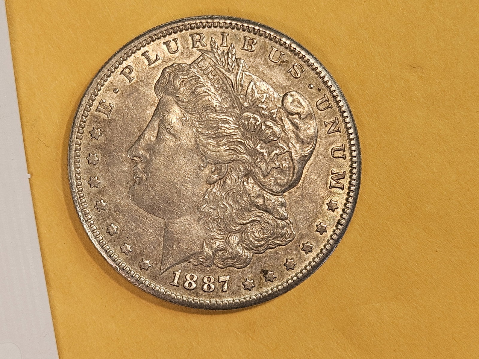 Lil Better Date 1887-S Morgan silver Dollar - 5
