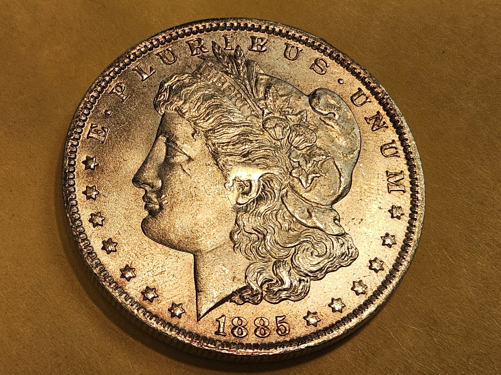 GEM Brilliant Uncirculated 1885-O Morgan Dollar - 3