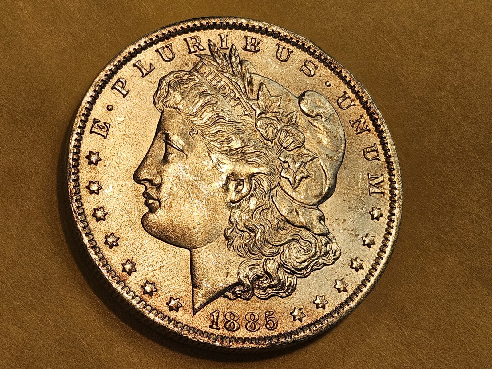GEM Brilliant Uncirculated 1885-O Morgan Dollar - 4