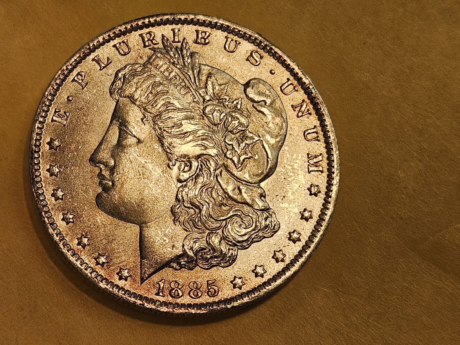 GEM Brilliant Uncirculated 1885-O Morgan Dollar - 5