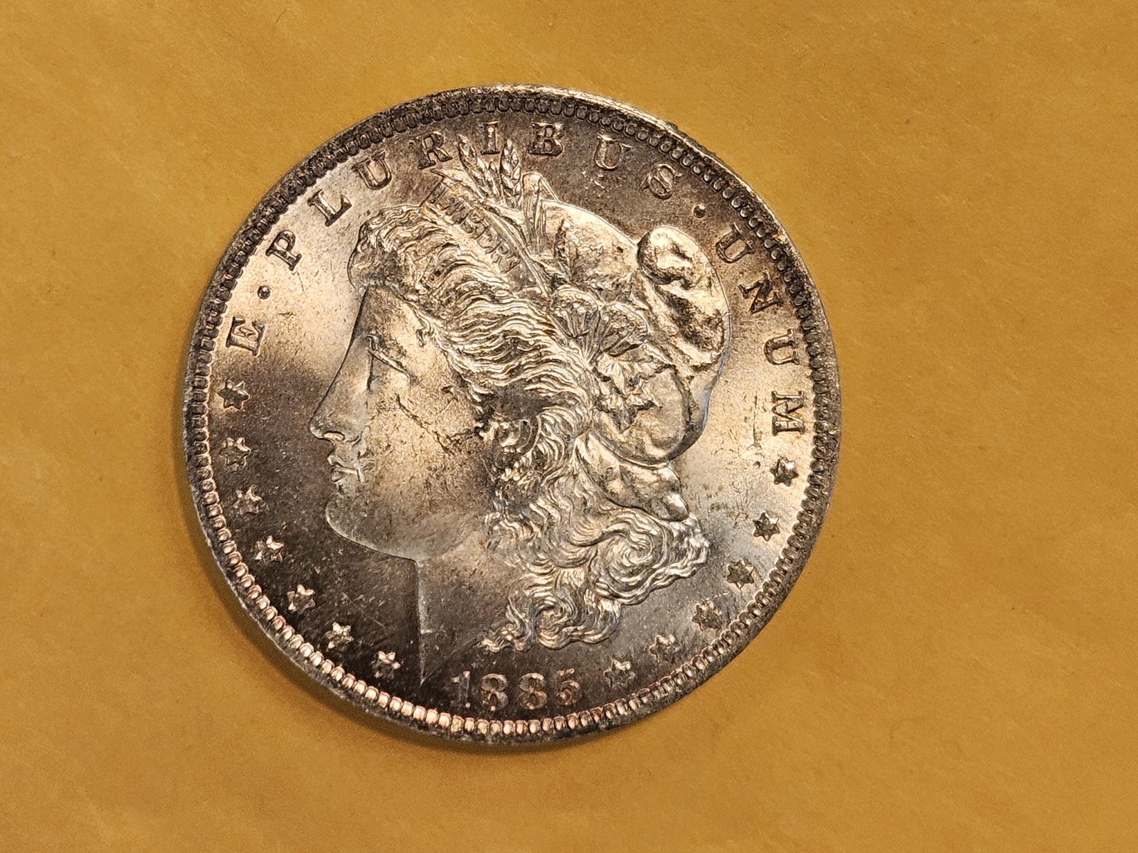 GEM Brilliant Uncirculated 1885-O Morgan Dollar - 7