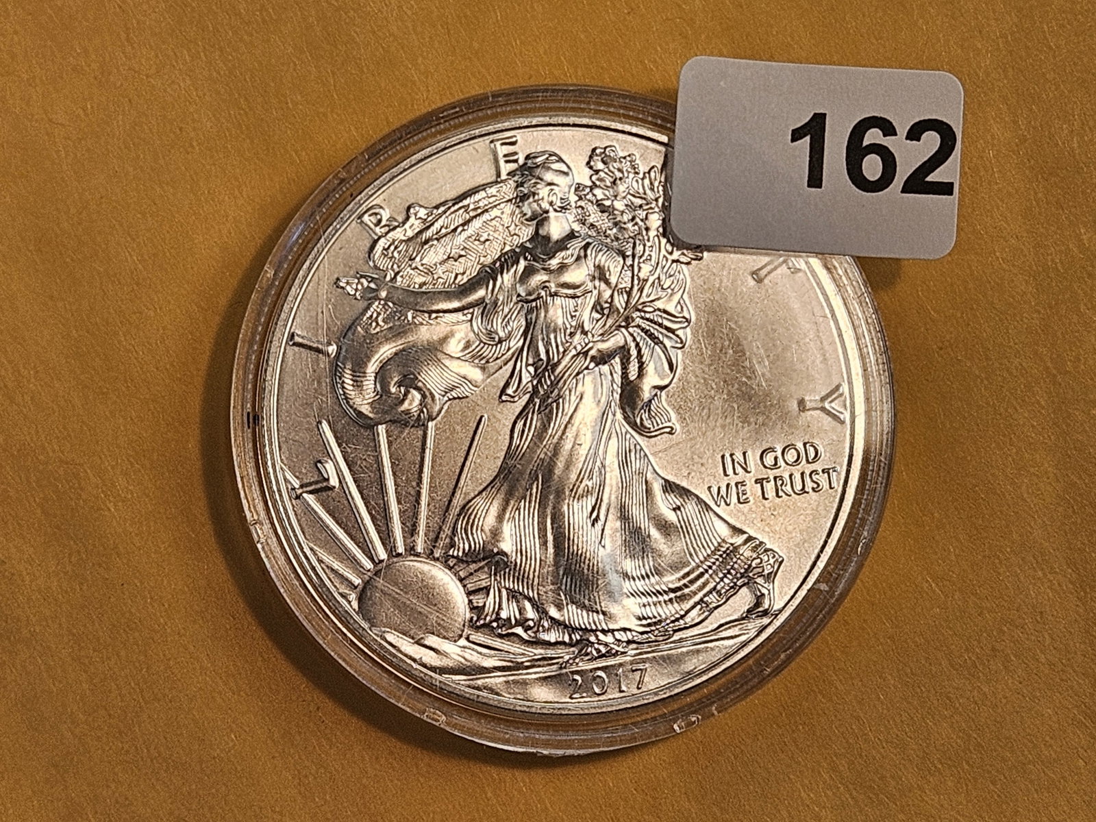 GEM Brilliant Uncirculated 2017 American Silver Eagle (1 of 2)