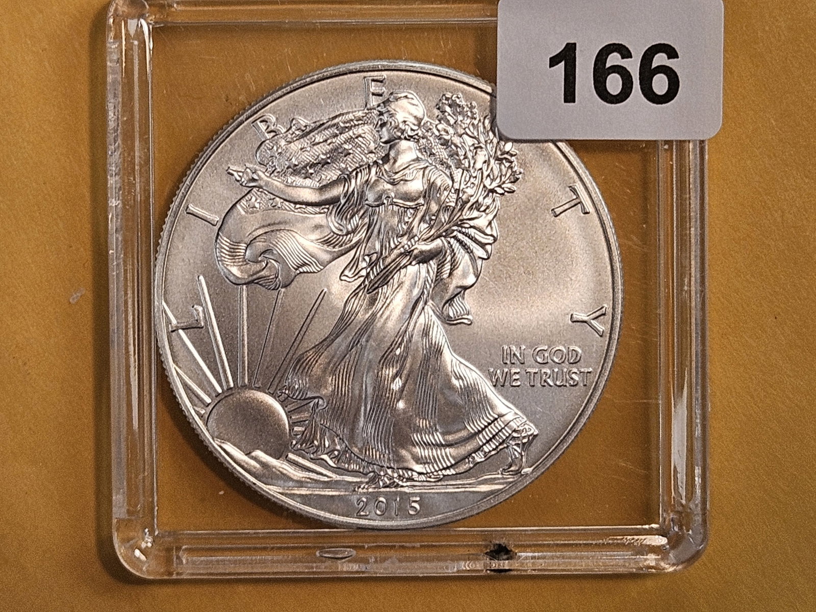 GEM Brilliant Uncirculated 2015 American Silver Eagle (1 of 2)