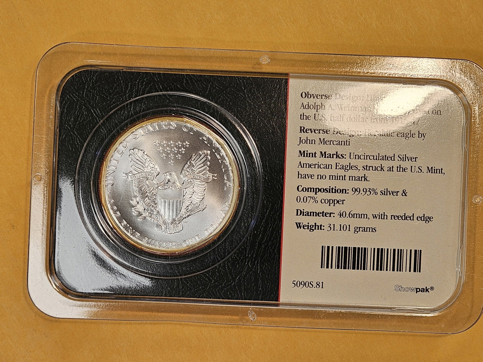 GEM Brilliant Uncirculated 2003 American Silver Eagle - 2