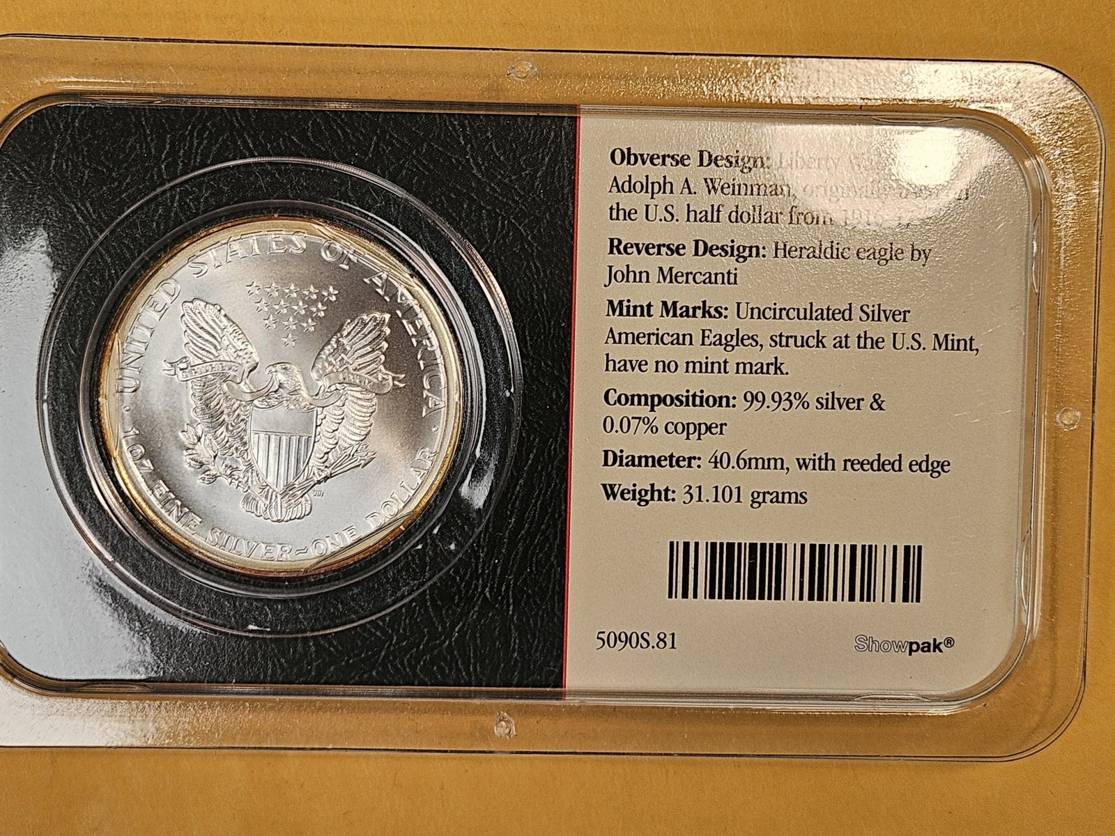 GEM Brilliant Uncirculated 2003 American Silver Eagle - 2