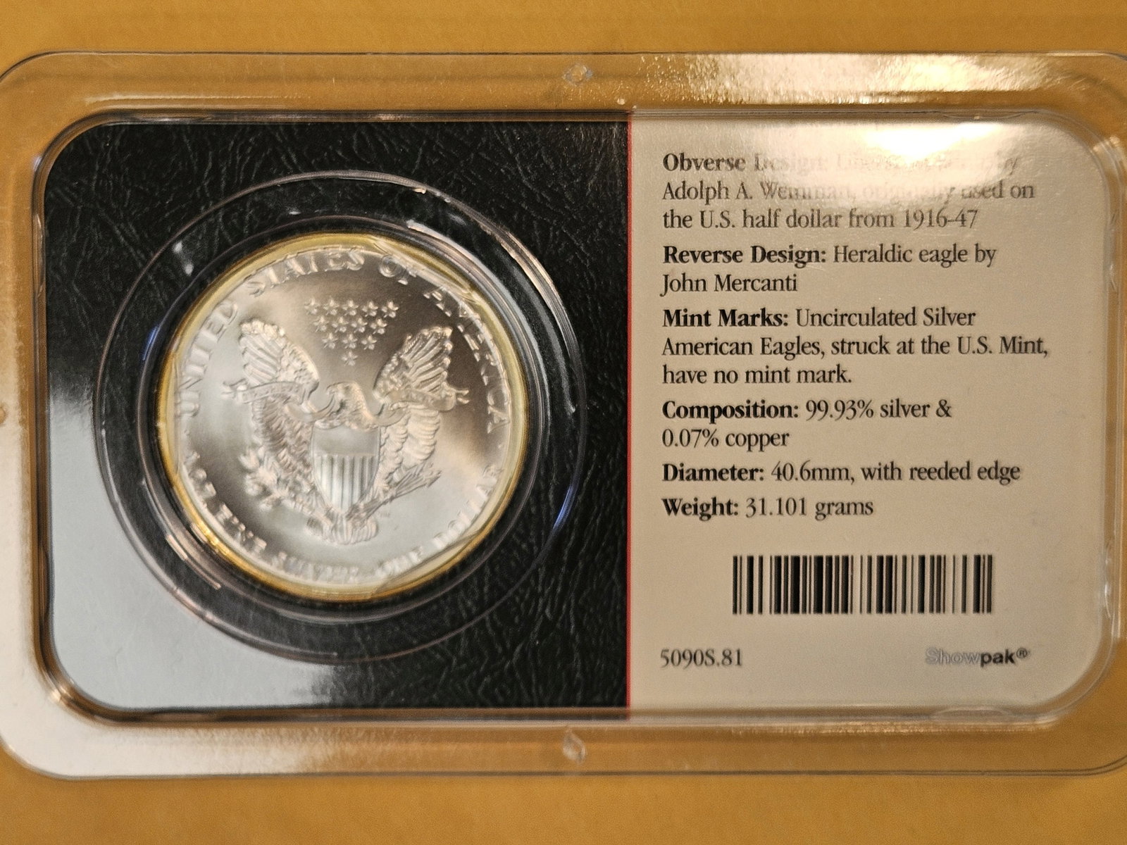 GEM Brilliant Uncirculated 2003 American Silver Eagle - 2