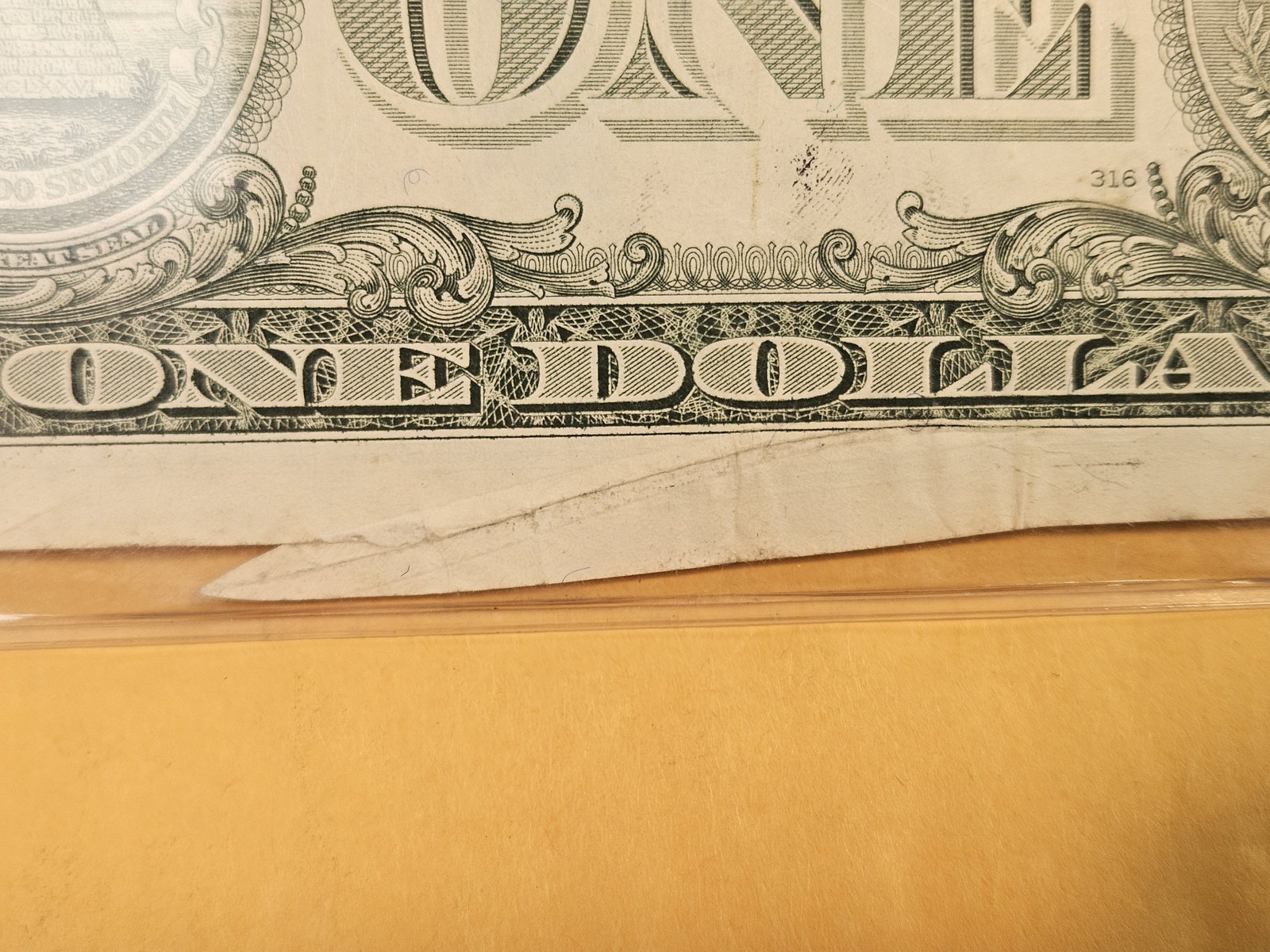 BEP ERROR! Series 1995 One Dollar FRN - 4