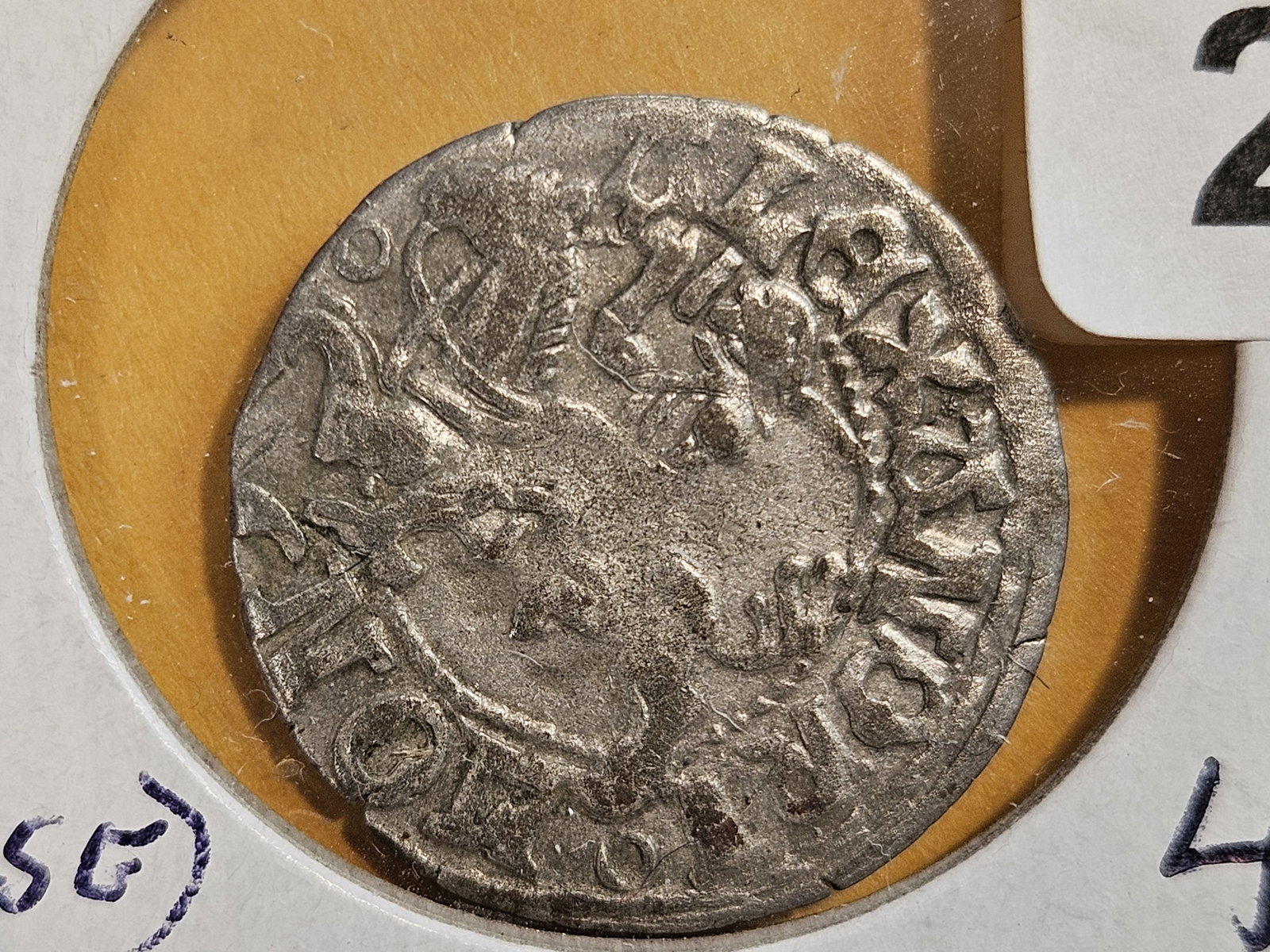 Medieval! 1501 - 1506 Lithuania silver half-groschen: Alexander