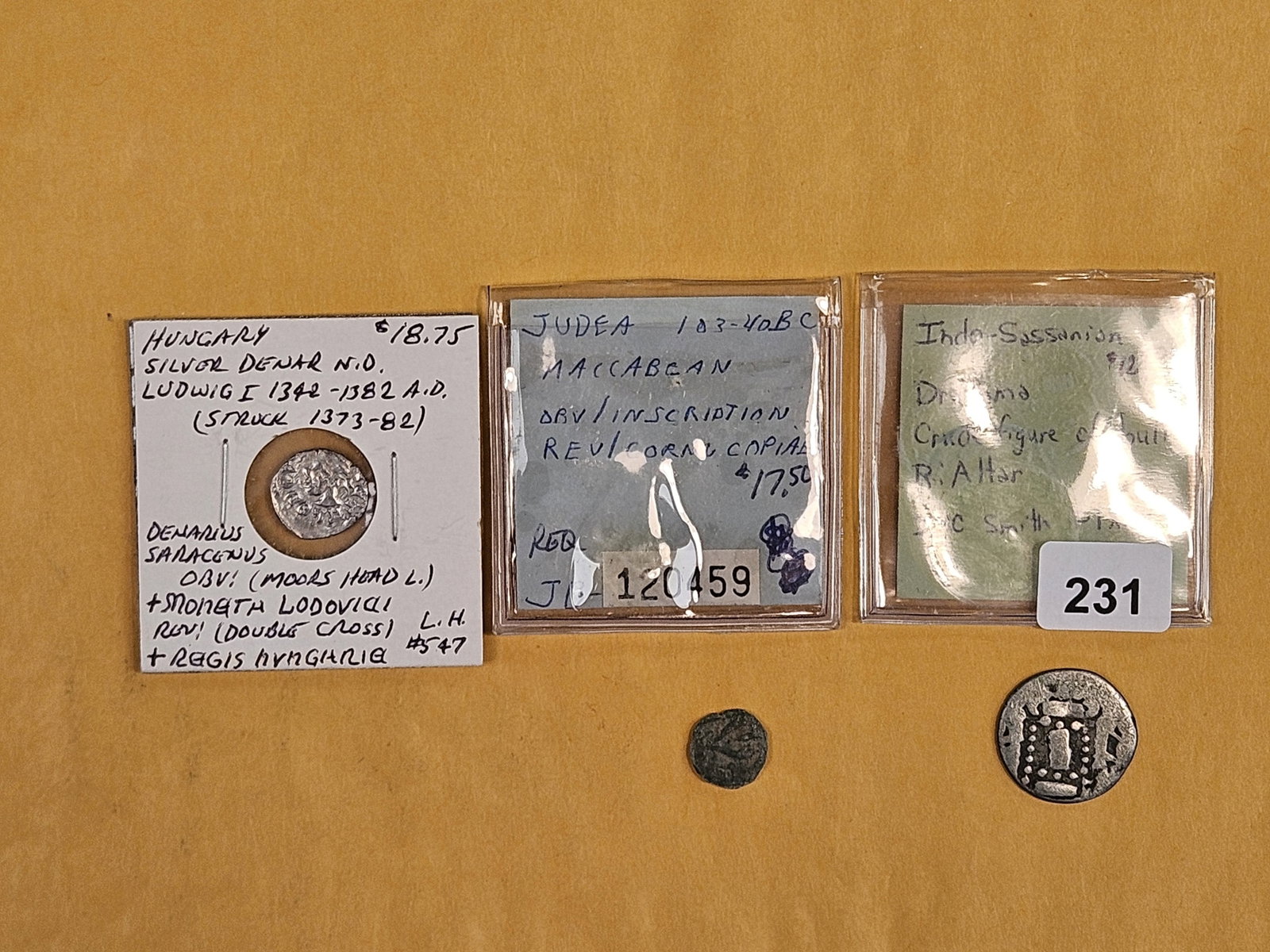 Ancient, Medieval, and somewhere-in-there: Hungary, Judea and Indo-Sassanian