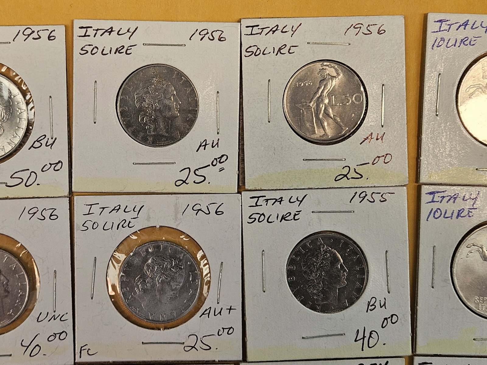 Twelve better date and-or grade Italian coins - 3