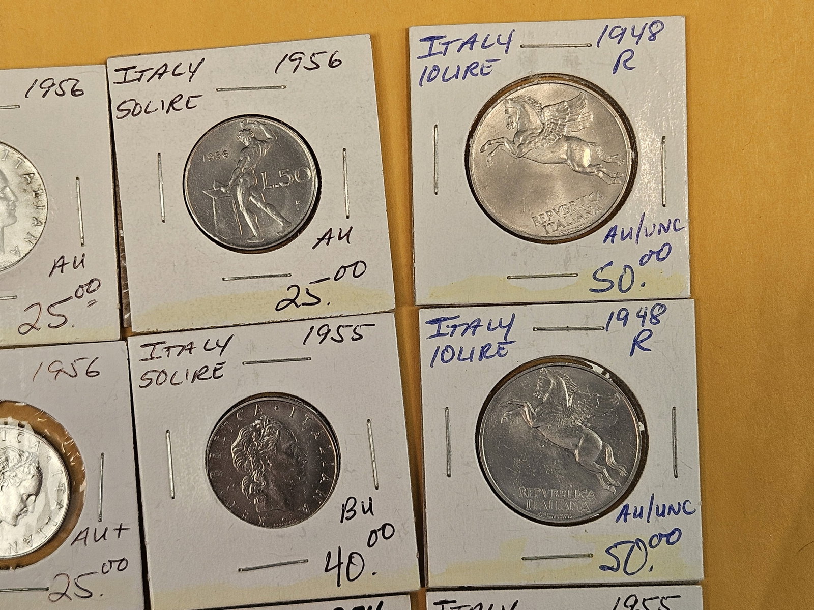 Twelve better date and-or grade Italian coins - 4