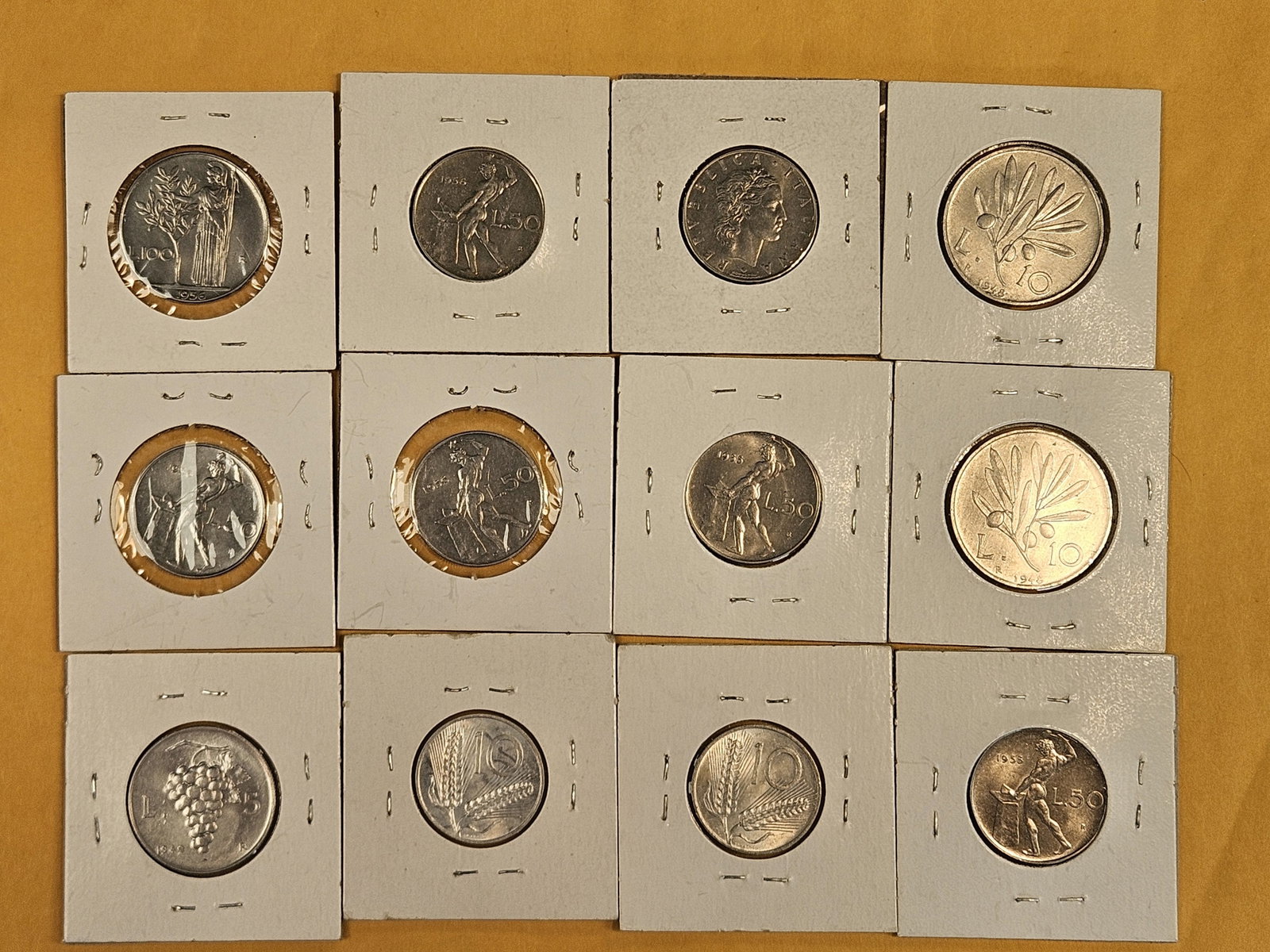 Twelve better date and-or grade Italian coins - 7