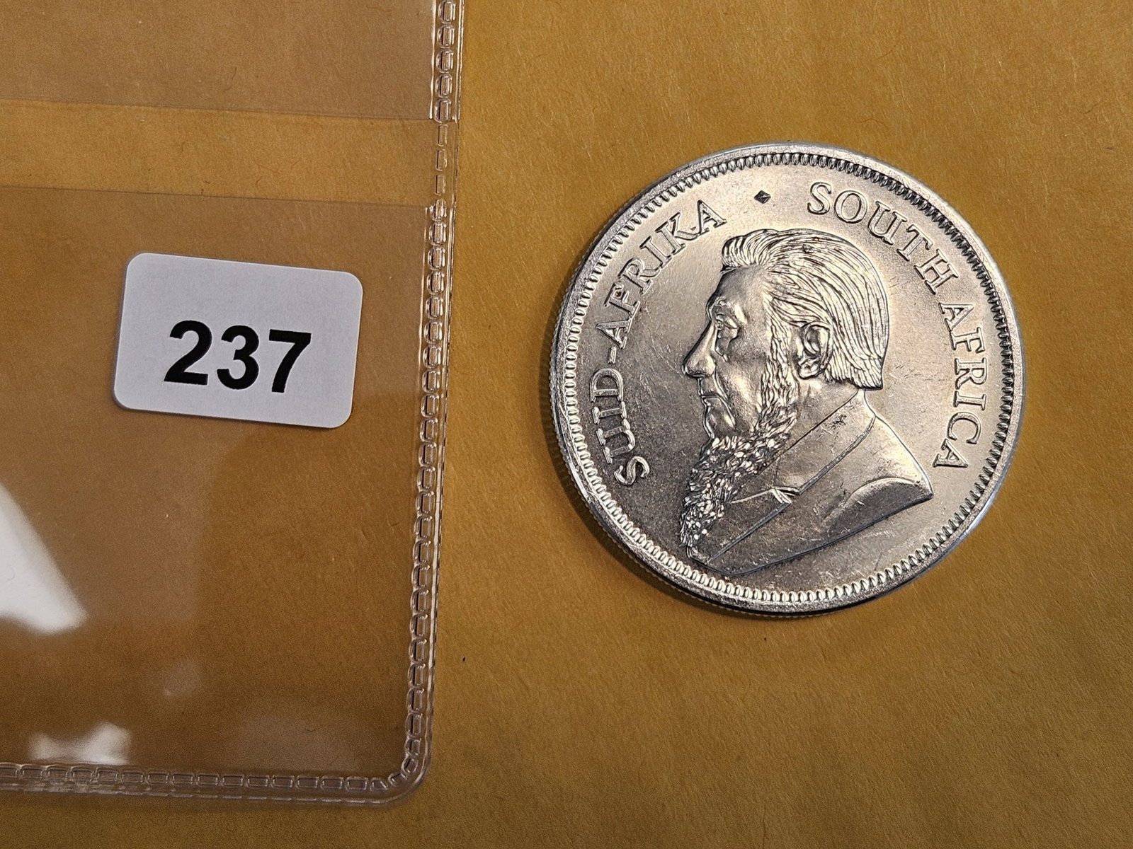 2021 South Africa silver one Krugerrand: Silver