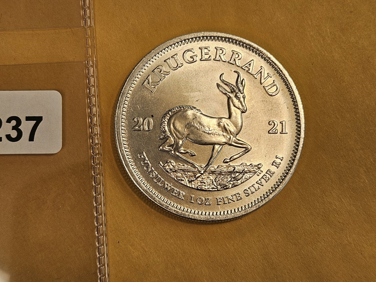 2021 South Africa silver one Krugerrand - 2