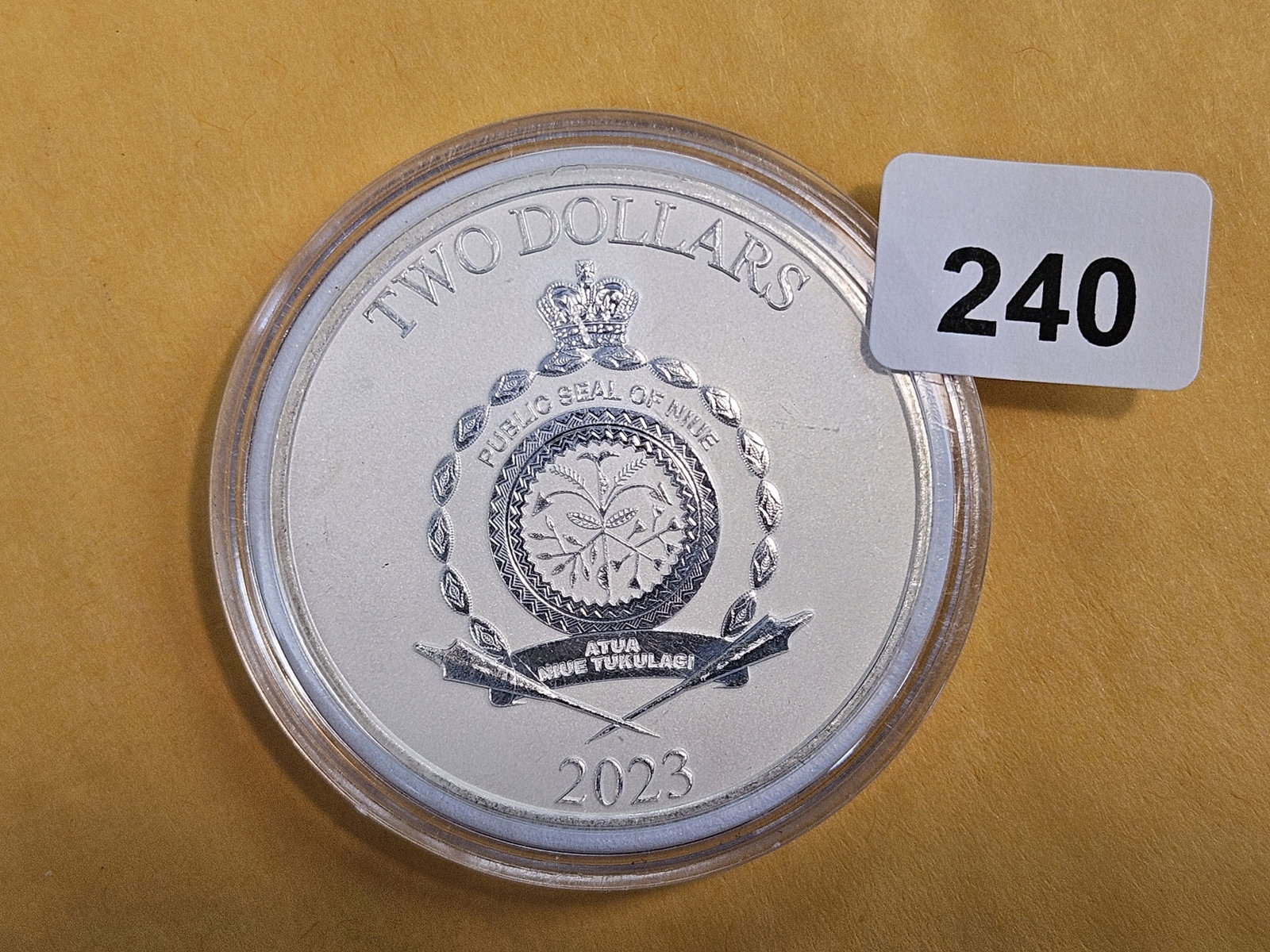 GEM 2023 Tuvalu silver 2 dollars - 2