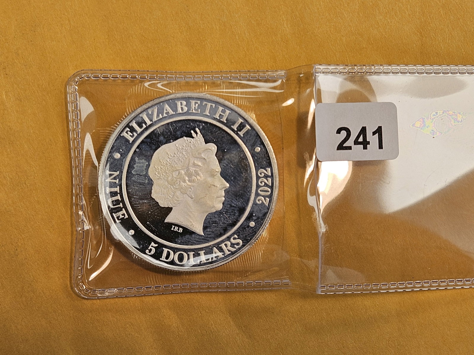 GEM 2022 Niue silver Five Dollars: Two troy ounce .999 fine silver. Mayflower