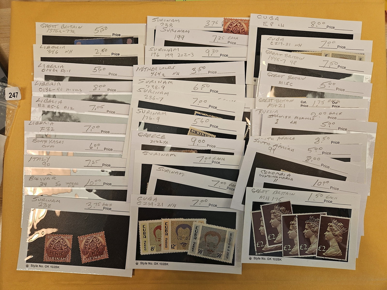 Better WORLD Philatelics: These are a continuation of the collection from Stamp Dealer Joe Kremel. He owned Kremel's Korner in Chicago. We acquired a lot of his collection and inventory. All the items are very nice with some