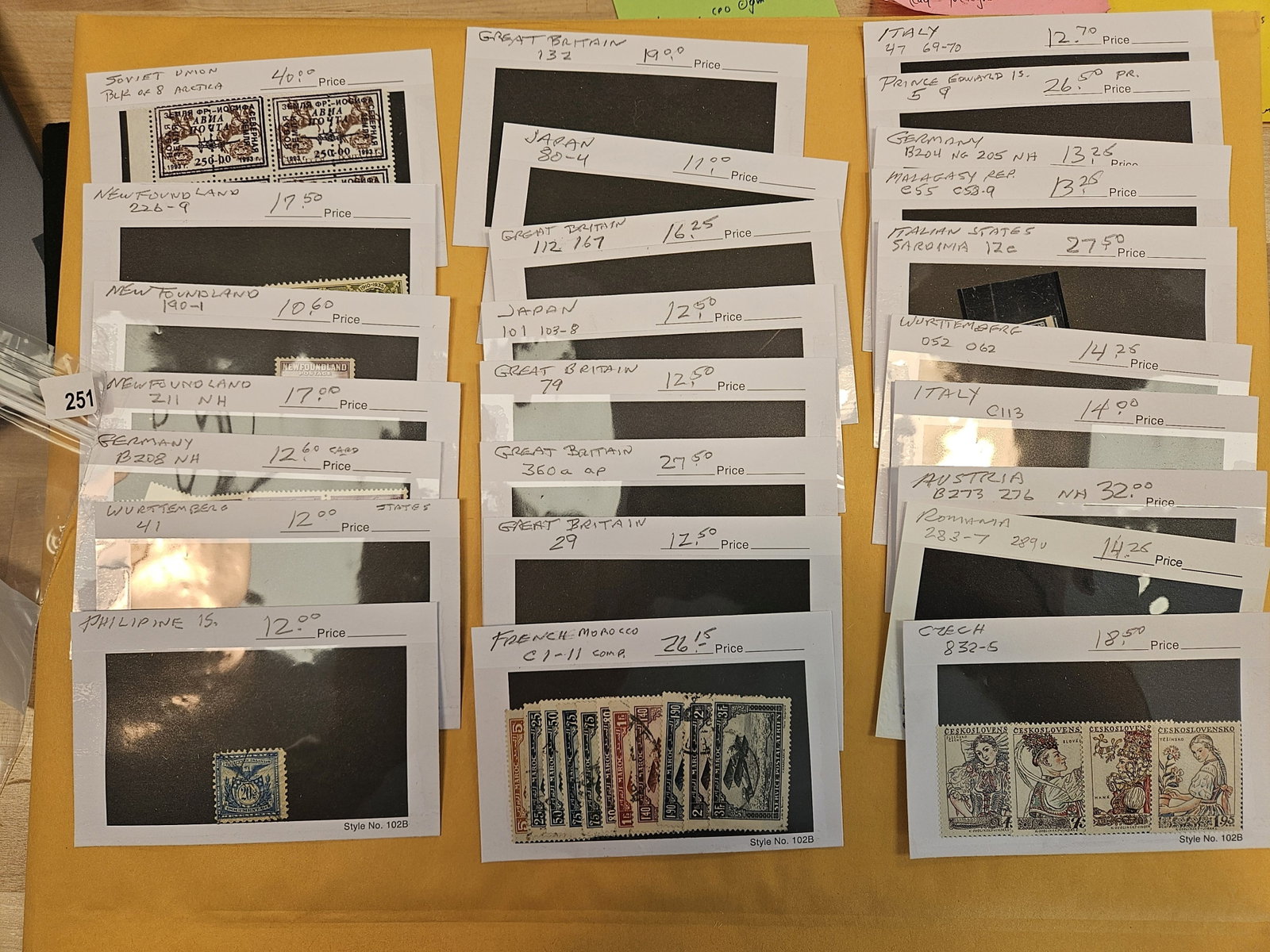 Better WORLD Philatelics: These are a continuation of the collection from Stamp Dealer Joe Kremel. He owned Kremel's Korner in Chicago. We acquired a lot of his collection and inventory. All the items are very nice with some
