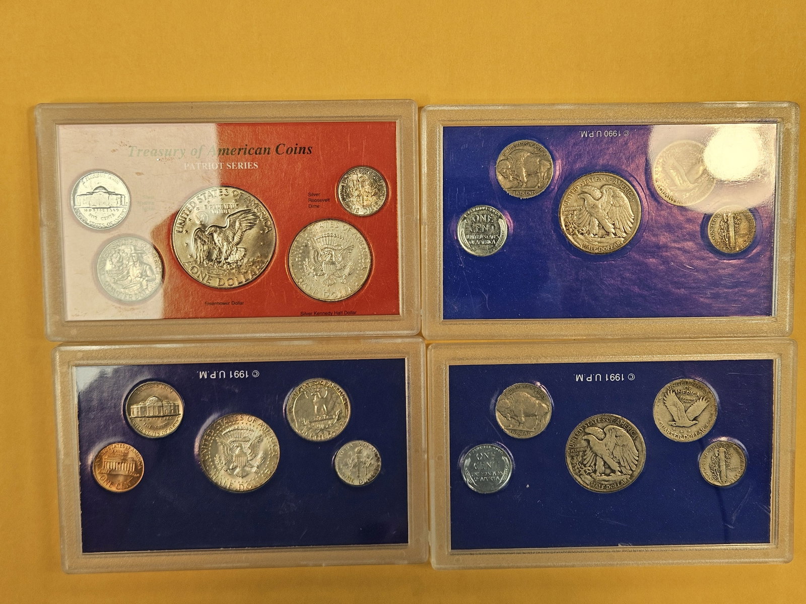 Four mixed Silver Coin sets - 6