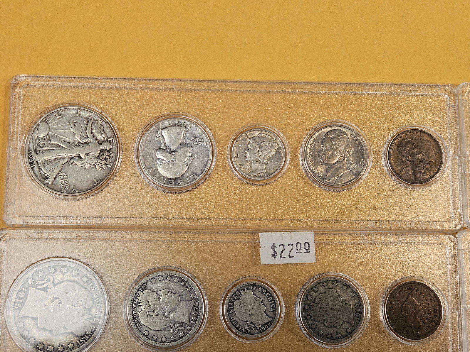Four mixed Silver Coin sets - 2