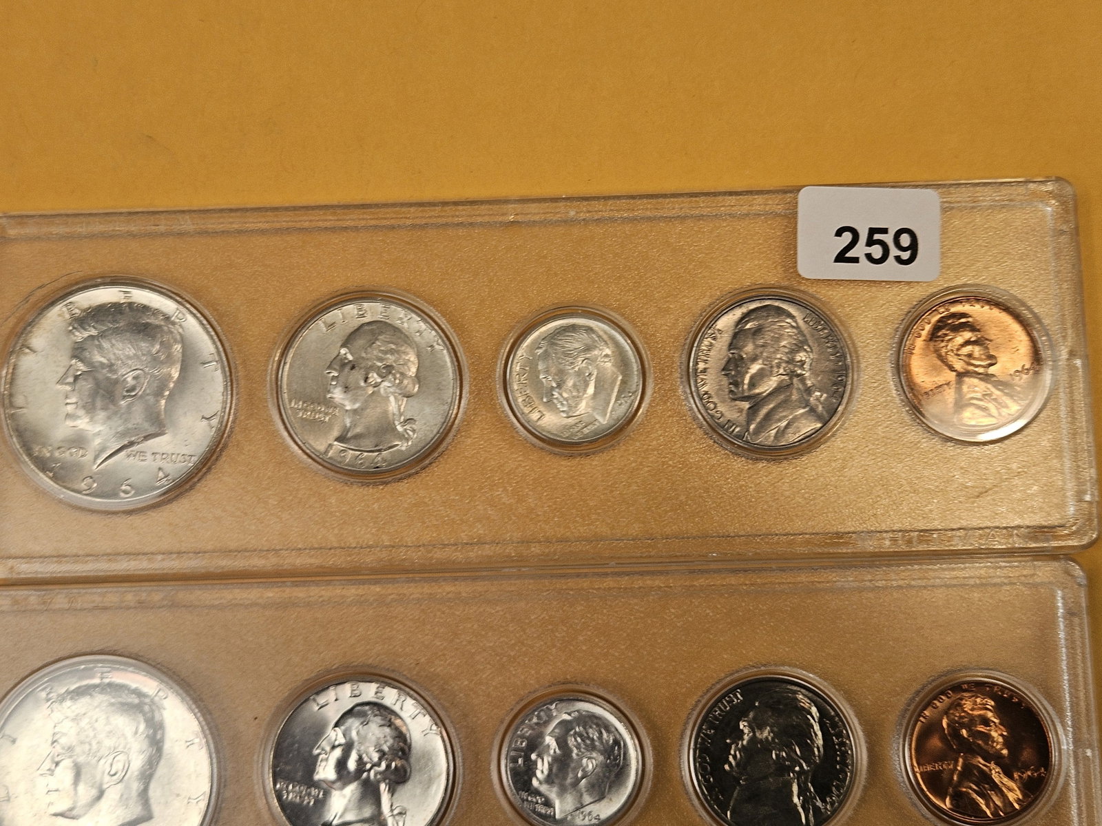Four mixed Silver Coin sets - 4