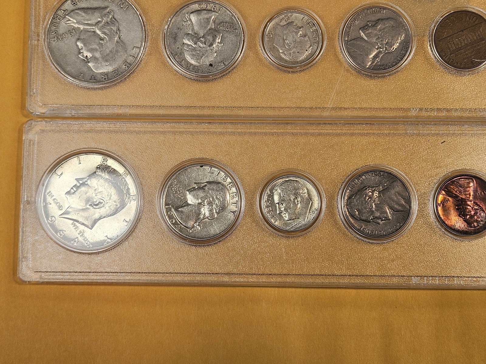 Four mixed Silver Coin sets - 4