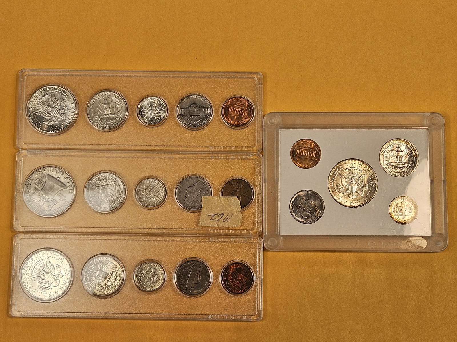 Four mixed Silver Coin sets - 6