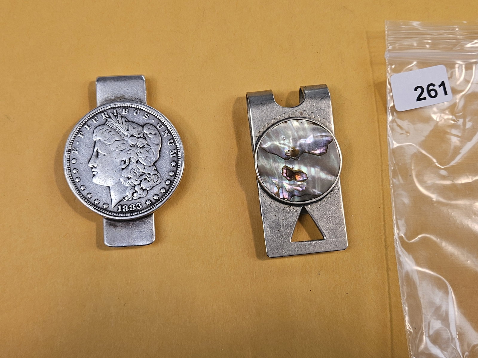 Sterling Silver!: Two silver money-clips