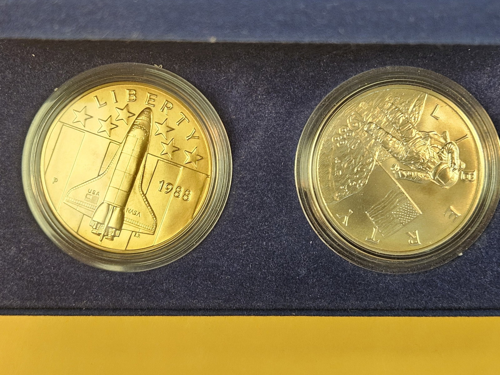 America in Space Silver and Copper medal set - 2