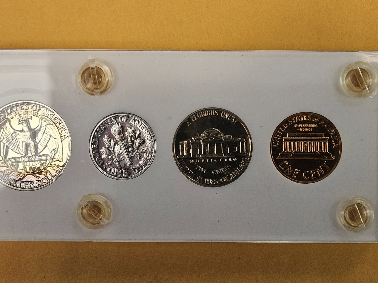GEM! 1961 US Silver Proof Set - 13
