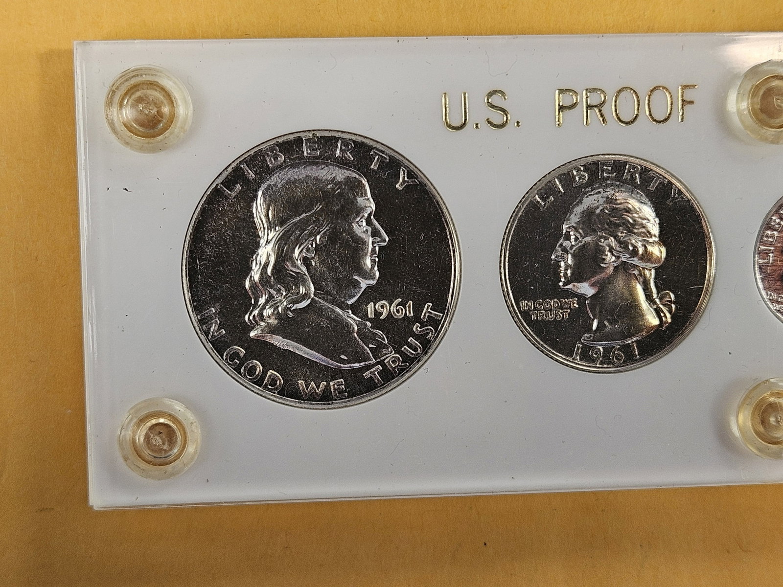 GEM! 1961 US Silver Proof Set - 2
