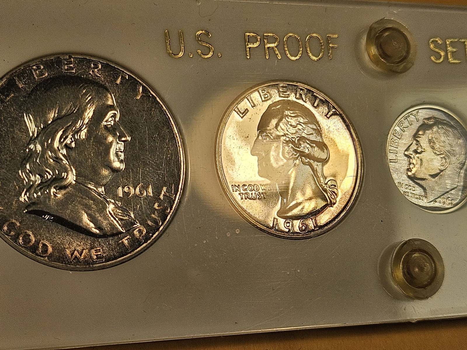GEM! 1961 US Silver Proof Set - 6