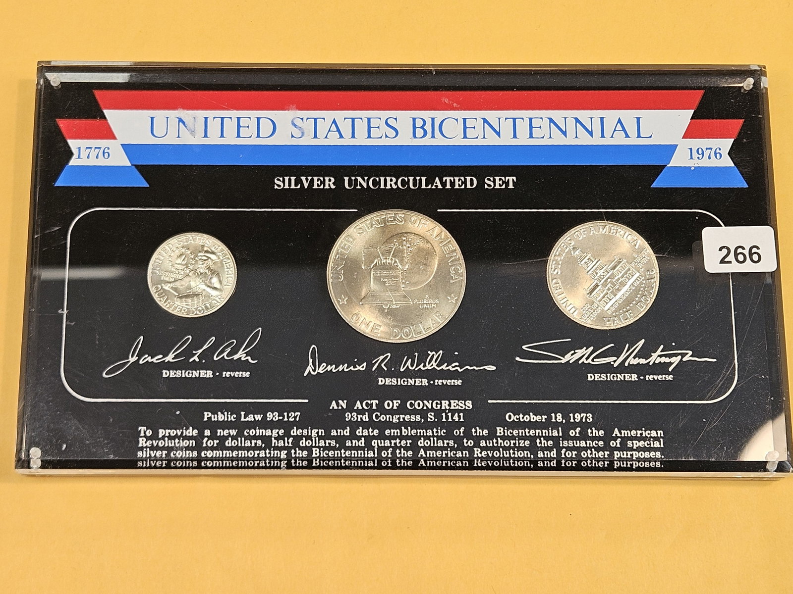 US Silver Bicentennial Set - 2