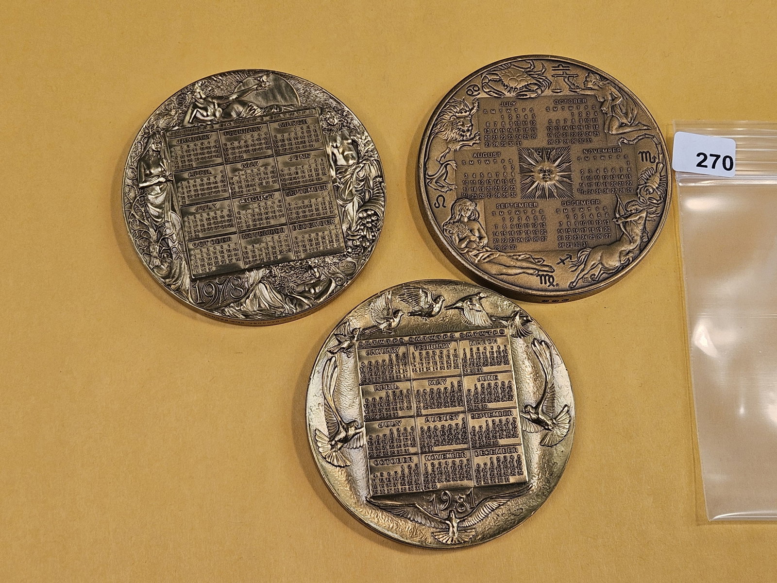 Three large, Medallic Art Company medals - 2