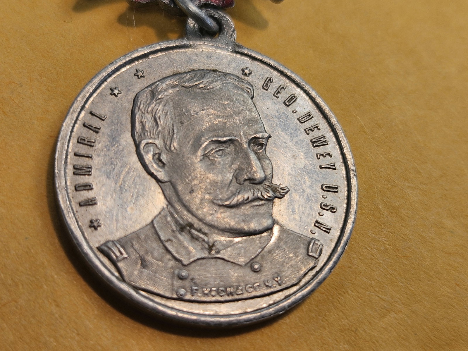 Another cool Admiral George Dewey Pin-Pendant - 2