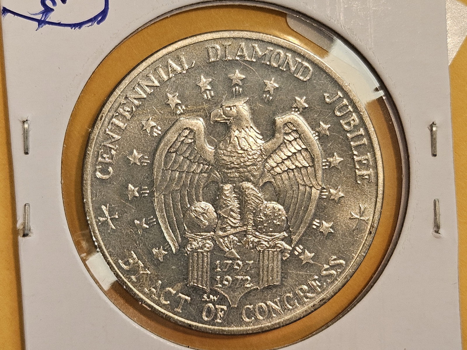 1972-P Silver U.S.S. Constellation Medal - 5
