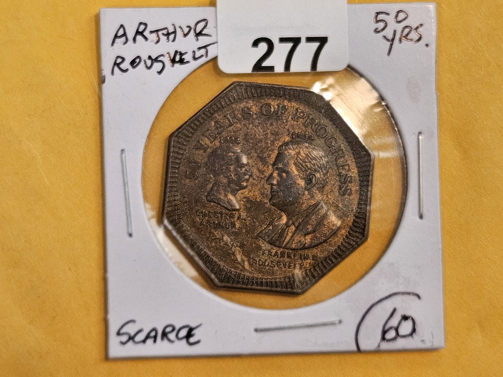 Scarce 50 years of Progress token - 2