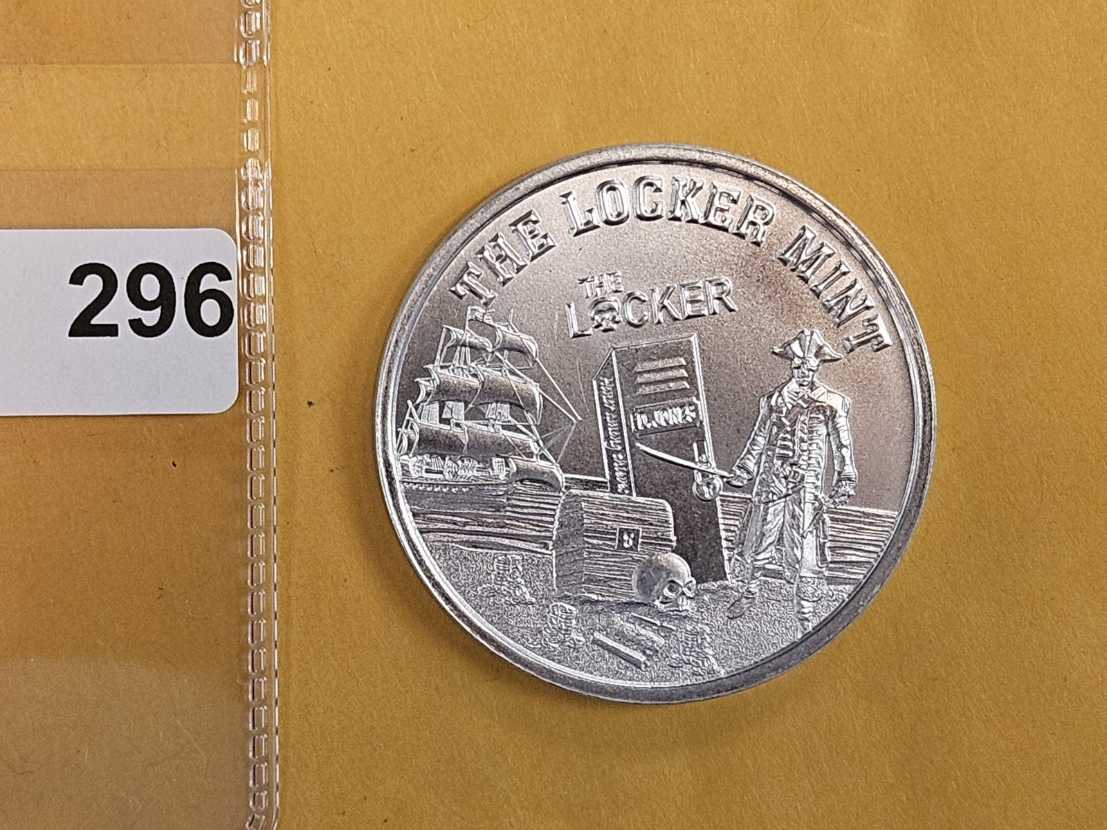 One Troy ounce .999 fine silver art round (1 of 1)