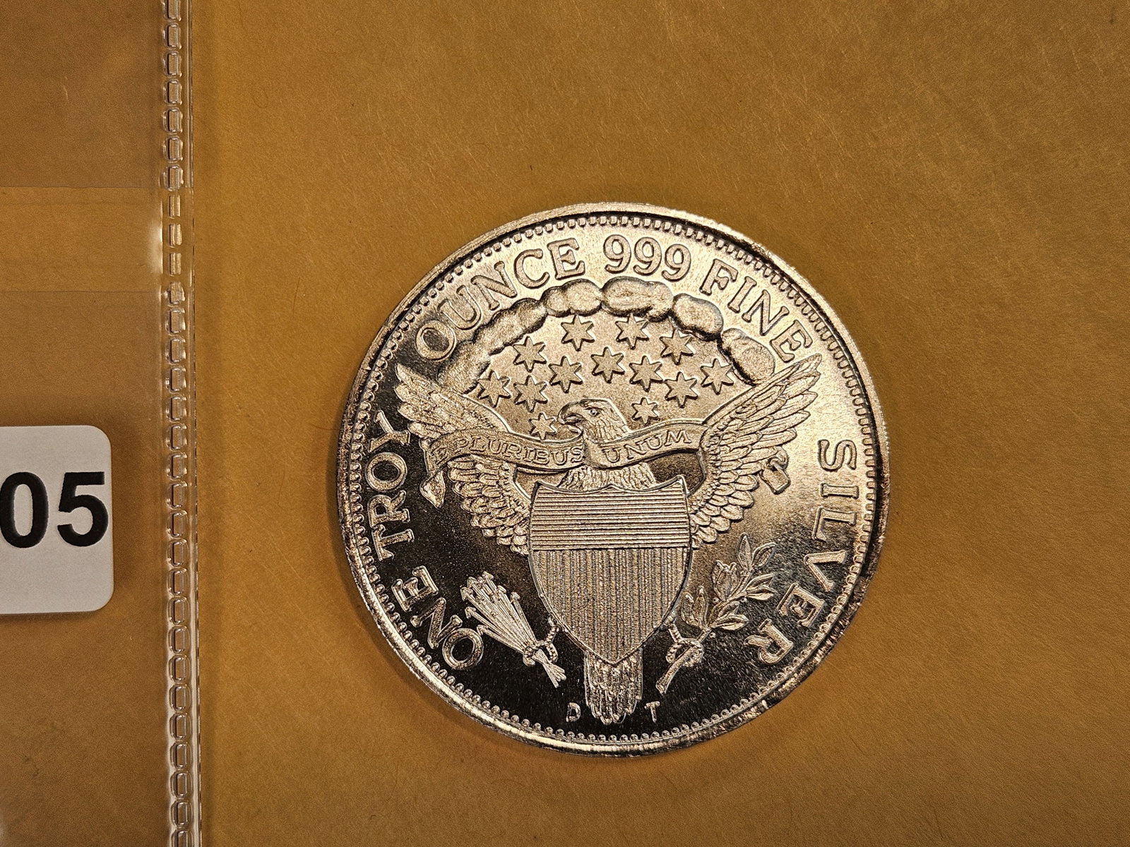 One Troy ounce .999 fine silver art round - 2