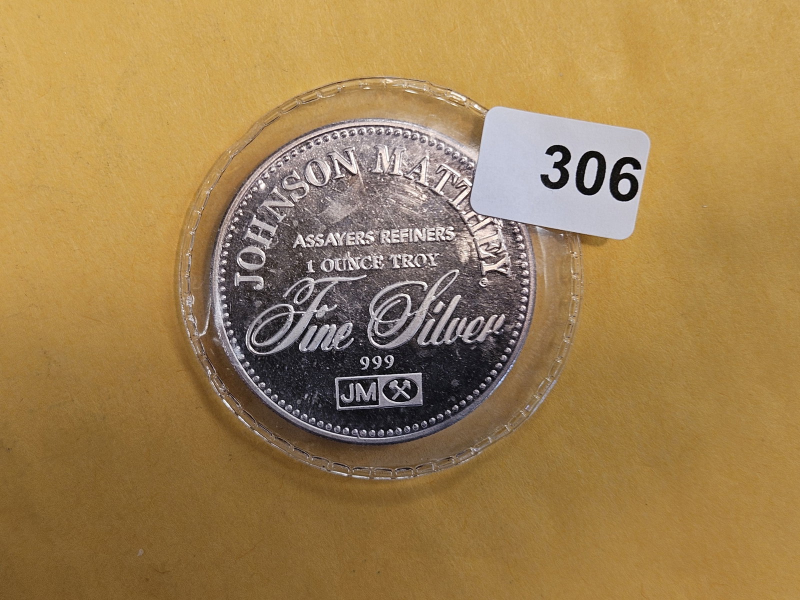 One Troy ounce .999 fine silver art round (1 of 2)
