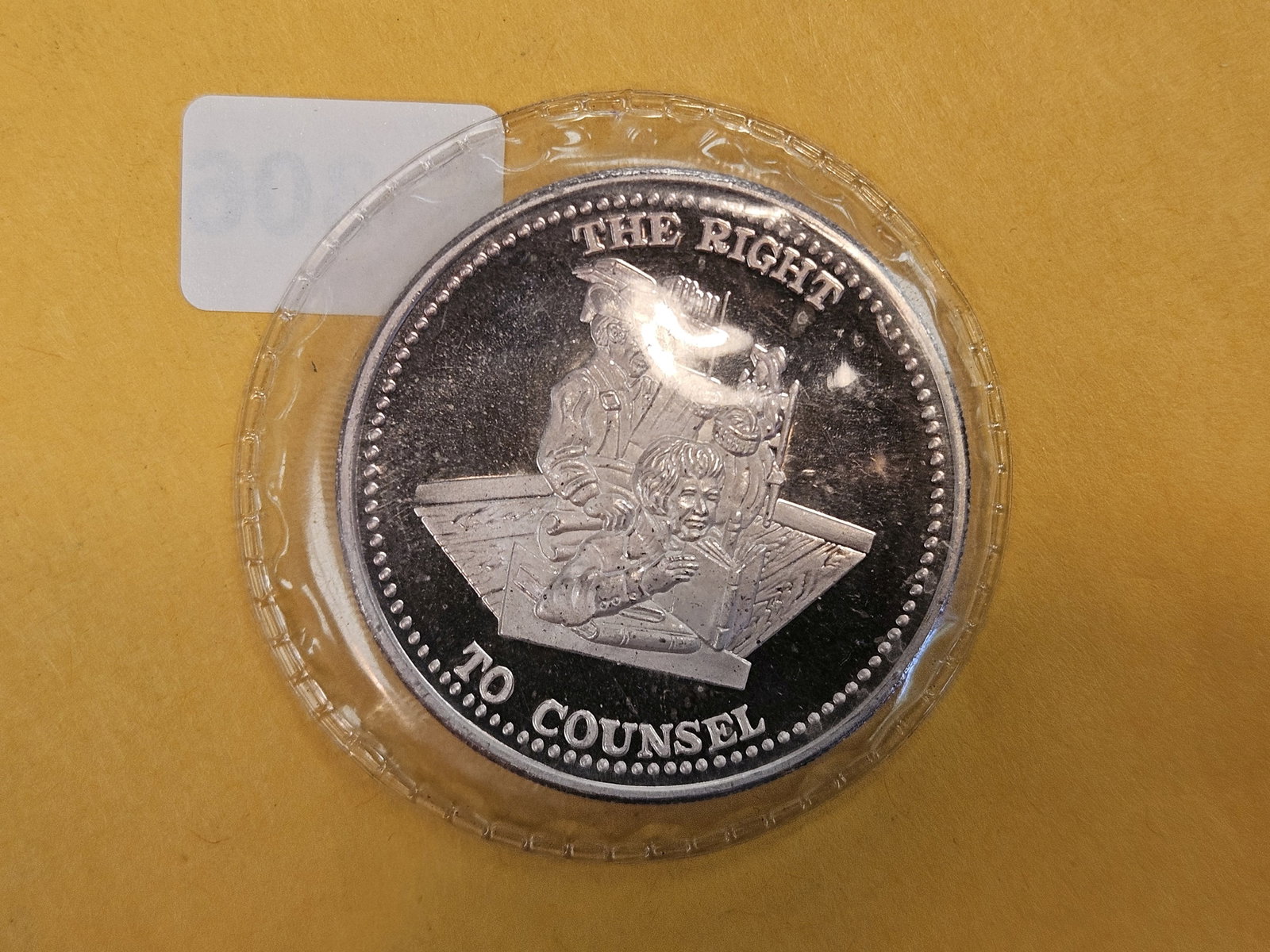One Troy ounce .999 fine silver art round - 2