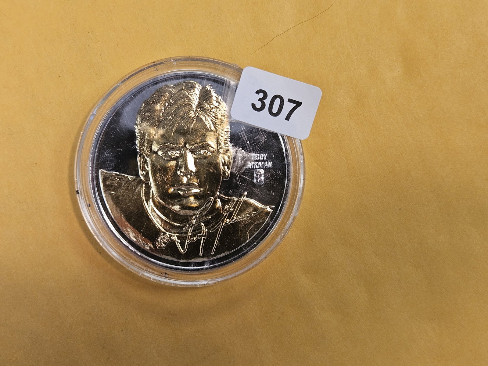 One and one-half Troy ounce .999 fine silver art round (1 of 2)